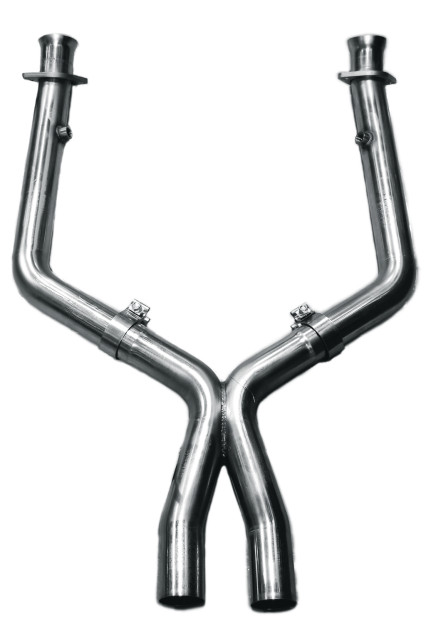 2-1/2" SS Non-Catted X-Pipe. 2005-2010 Mustang 4.0L V6.